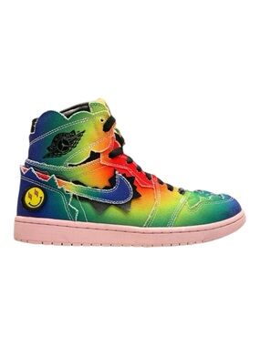 Jordan 1 High J Balvin Retro Goat Colorful Athletic Sneaker Shoes SZ 9